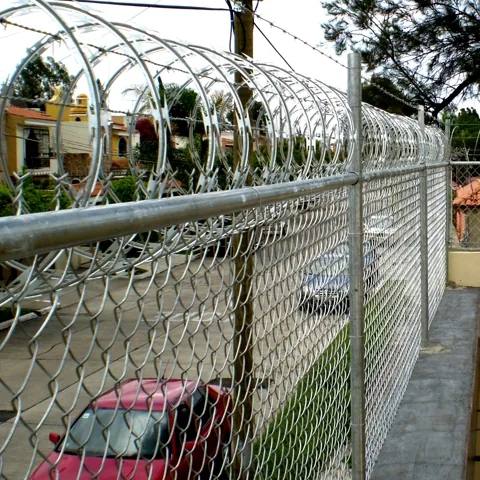 Malla ciclónica galvanizada